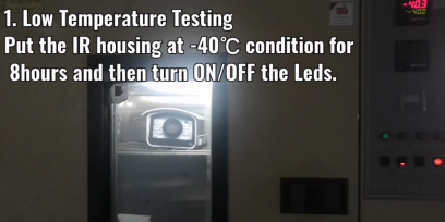 low and high temperature testing of PC housing